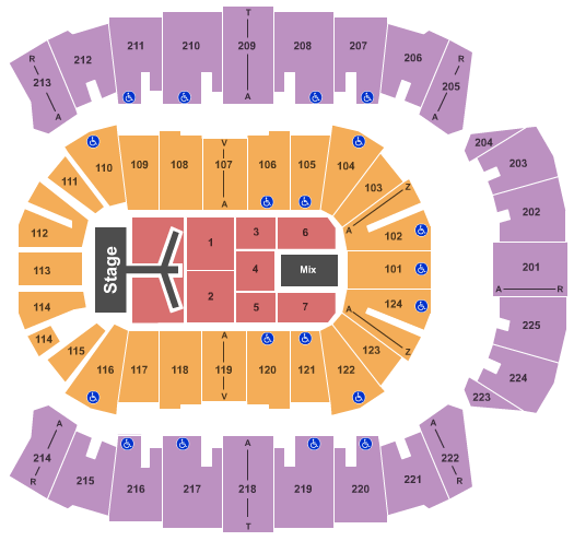 Brookshire Grocery Arena Florida Georgia Line Seating Chart